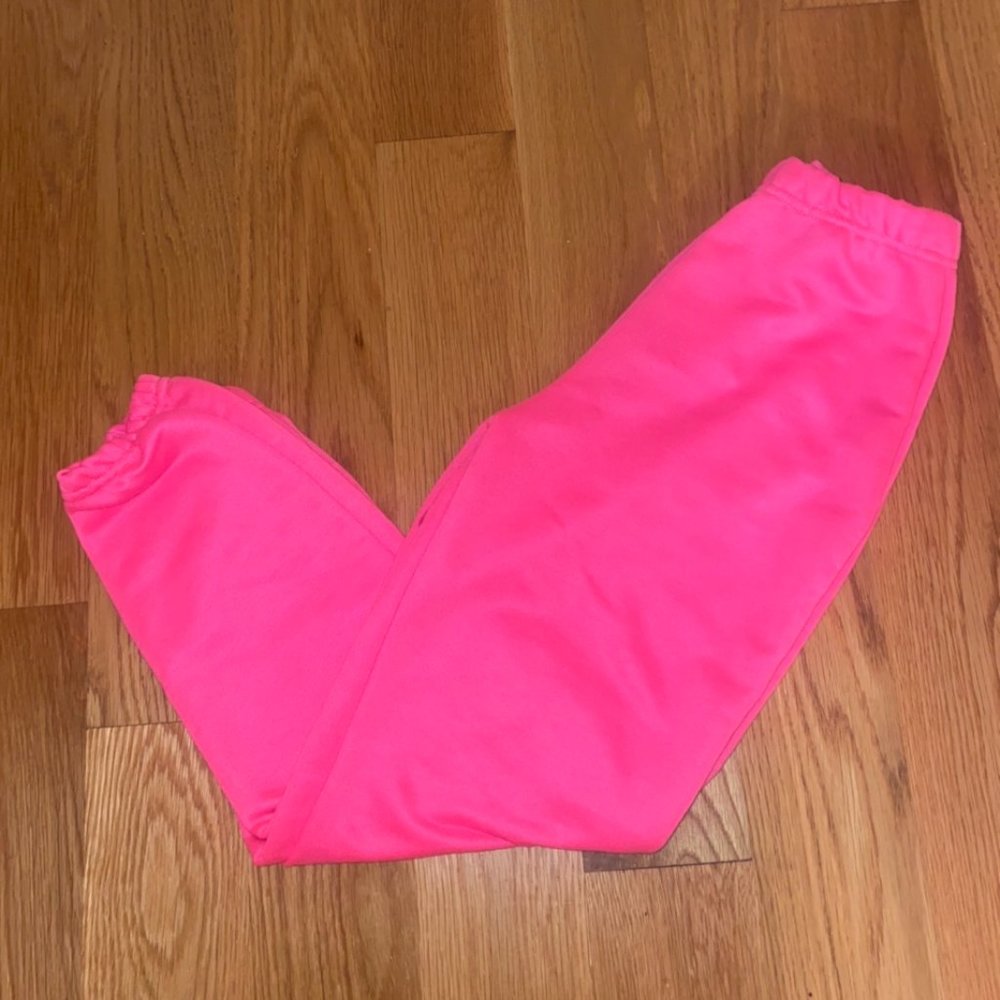 NEON PINK SWEATS/JOGGERS